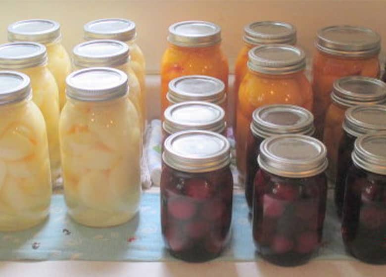 canned and pickled fruits